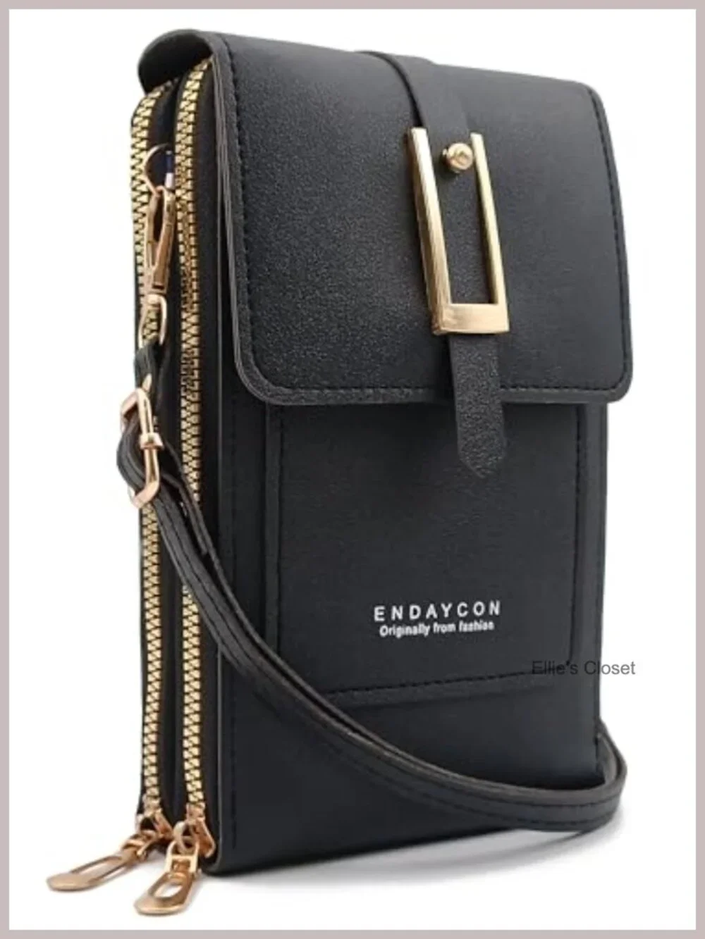 Women's Anti-Theft Crossbody Bag with RFID Blocking, PU Leather, Fits 6.7
